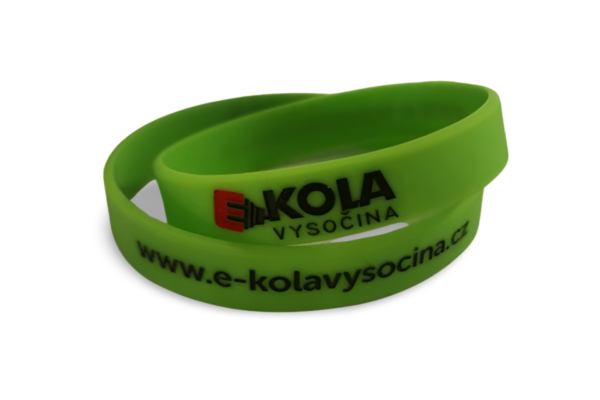 Silikonový náramek E-KOLA VYSOČINA